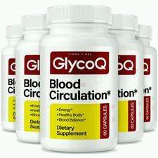 GlycoQ Blood Support, Premium Glyco Q Glycogen Control for Daily Health - 5 Pack