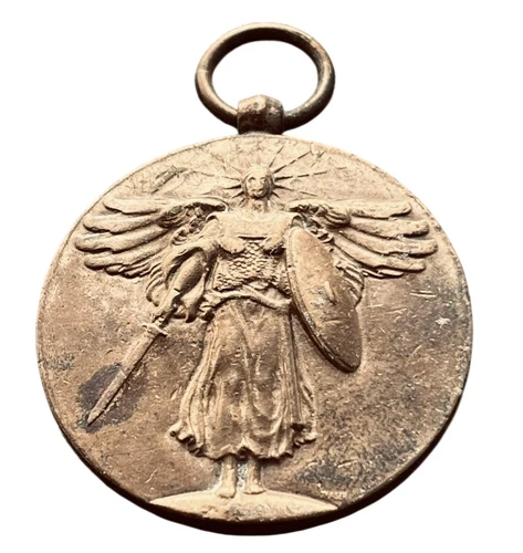Vintage WWI US Victory Medal Bronze The Great War For Civilization Military
