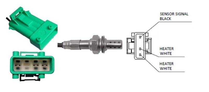 Pre Cat Lambda Sensor for Volvo 940 2.3 B230FD 1994-1994 Estate Lemark LLB967