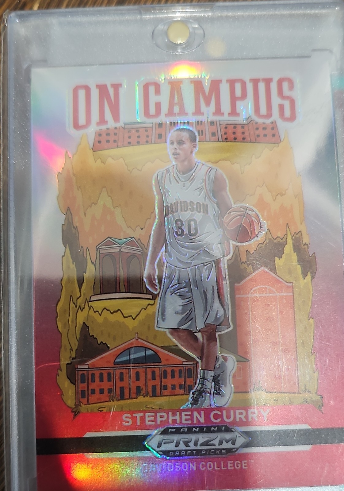2021-22 Panini Prizm Draft Picks - On Campus Stephen Curry #14
