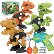 Dinosaur Toys for 3, 4, 5, 6, 7, 8 Year Old Boys, Kids Take Apart Toys with Elec