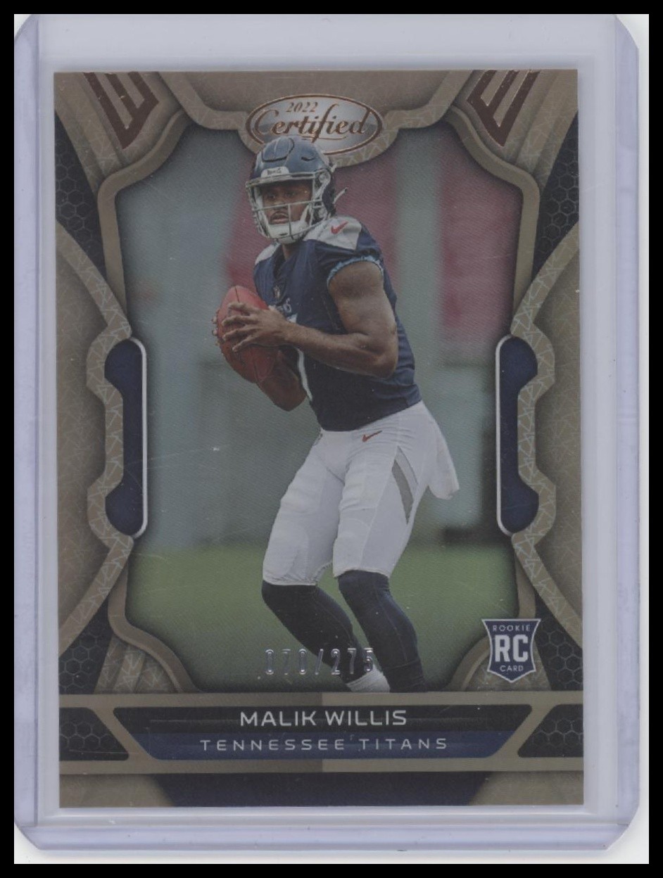 2022 Panini Certified #103 Malik Willis Mirror Bronze #/275