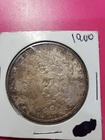 1900 Morgan Dollar $1 San Francisco Circulated Silver Coin 0.9 Fineness  #208