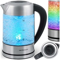 Elektrischer Glaswasserkocher Mit Temperaturregelung, 1,7 L, 2200 W, Berdsen BD-