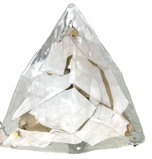 MURANO LAMPADA A SOFFITTO APPLIQUE A PARETE LA MURRINA VETRO ARTISTICO LAVORATO