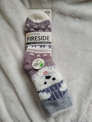 SofSole Women's Fireside Cozy Lodge Socks, NWT Size 5-10, Infused Aloe Vera