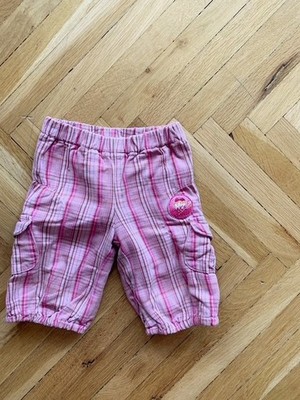 *CAKEWALK Hose 7/8 Knickerbocker kariert rosa orange 74 12 Monate