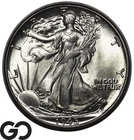 1945 Walking Liberty Half Dollar Solid Gem BU++