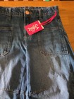 NWT Justice Girls Size 10 Barrel Jean Jeans Dark Wash Blue Wide Leg Boyfriend — photo 2