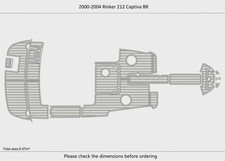 2000-2004 Rinker 212 Captiva BR DuraEVA Seadek EVA Foam Boat flooring