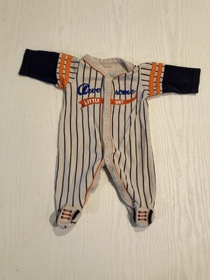 Carter s Baby Boy Footed Sleeper NB Baseball  Little Guy  Zip Pajamas Newborn