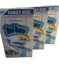 Jim Henson's Boo Berry Cereal 3 Boxes Family Size 16 Oz Limited Edition NEW