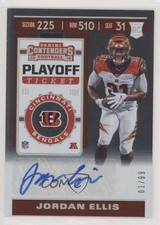 2019 Panini Contenders Rookie Playoff Ticket 1/99 Jordan Ellis #292 Auto 0cz