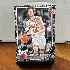 2025 Bowman Matas Buzelis Chicago Bulls Limited Edition V19 Sports Card /10