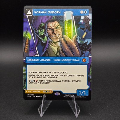 Norman Osborne / Green Goblin  0220 (Borderless) MTG: Spider-Man Near Mint