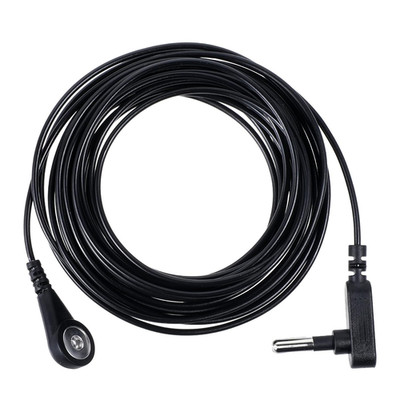1pcs Grounding Mat Replacement Cord 15ft Black Cable for All Grounding Sheets