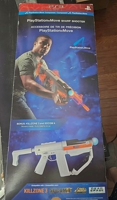 SONY PLAYSTATION 3 MOVE SHARP SHOOTER (BOX HAS DAMAGE)  & VR Setup