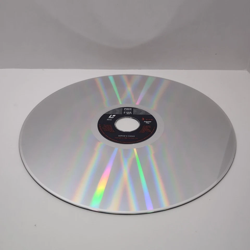 Sophie's Choice - Laser Videodisc - CBS Fox Video - Laserdisc - 1983 - Streep Foto 3 de 4