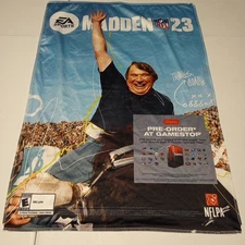 Madden NFL 23 Fabric Gamestop Promo Display Banner 24" X 34"