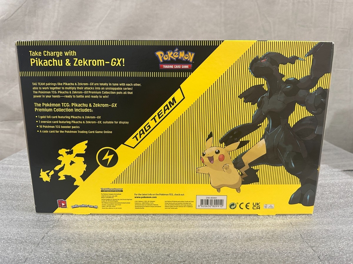 Pokémon TCG - Pikachu & Zekrom GX Tag Team Premium Collection Box