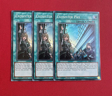 KONAMI Yu-Gi-Oh! Exosister Pax RA02-EN066 1st Ed English x3 Super Rare