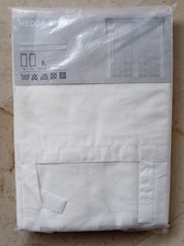 1 Paar IKEA HEDDA RUND Vorhänge Weiß 145 x 300 cm Neu!