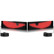 2PCS Devil Eyes Light for Cars Windshield Bluetooth, 13.7  x 4.01  APP Control