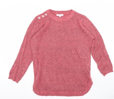 Julipa Damen Pullover Pulli Rosa Einheitsgröße