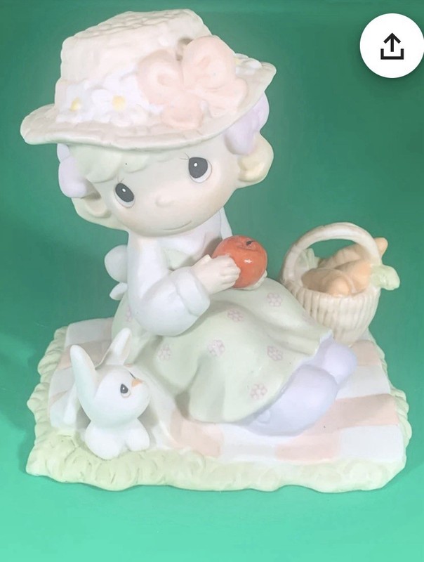 Precious Moments 261351 We're So Hoppy You're Here Collection Porcelain Figurine
