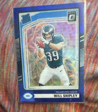 Panini Donruss Optic Rated Rookie Will Shipley Eagles #312 Blue Scope Prizm