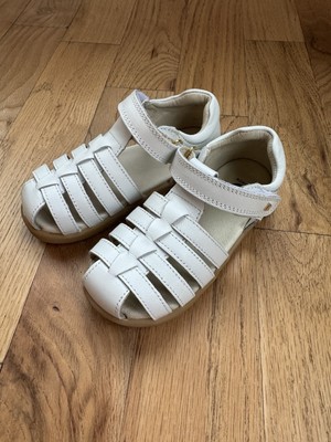Bobux I-Walk, Jump Kid Sandal, Size 9, White, Leather, adjustable Strap