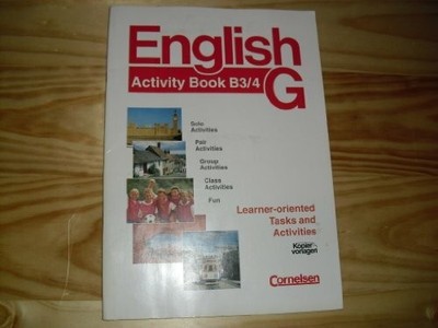 English Activity Book B3/4 G Kopiervorlagen Buch Cornelsen