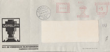 KROMMENIE 1941 Enveloppenfront van bedrijfsenvelop VERBLIFA met roodfrankering