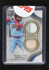 2021 Topps Tier One Relics 23/25 Nelson Cruz #T1R2-NC Dual Patch 2z3