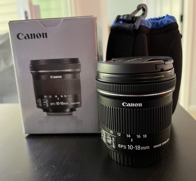 Canon EF-S 10-18mm f/4.5-5.6 IS STM Zoom Lens - Black