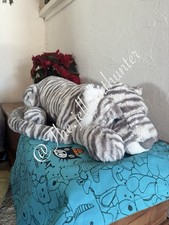 Jellycat Really Big Sacha Snow Tiger BNWT Large Plush Tiger Collector W/DUSTBAG