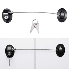 2 Pack Refrigerator Locks with 4 Keys,Child Safety Fridge Lock,Refrigerator L...