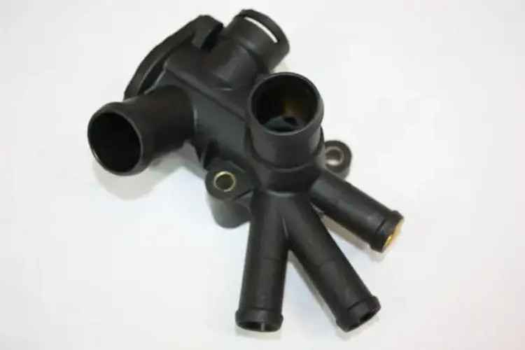 Thermostat housing body 160048410 AUTOMEGA for VW POLO II GOLF Mk II JETTA Mk II