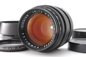 【NEUWERTIG mit Motorhaube, Etui】 Leica Summilux M 50mm F/1.4 2nd Black...