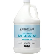 Ginger Lily Farms Soothing Butter Lotion for Dry Skin, Vegan, 1 Gallon