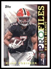 2026 Topps Flagship #TP-11 Bijan Robinson Topps Profiles