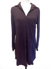 Lauren Ralph Lauren LRL Sleep Shirt Nightgown Purple Cotton Blend Size Medium