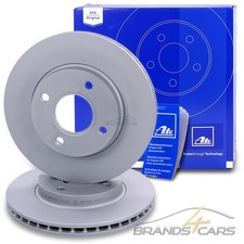 ATE BREMSSCHEIBEN 2 Stk BELÜFTET Ø258 VORNE FÜR FORD FIESTA 5 JH JD VAN FOCUS 1