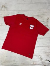 Vintage Adidas England 2006 Retro 1974 T Shirt Soccer Men Size M red
