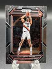 2022-23 Shaedon Sharpe Panini Prizm Rookie Card RC Trailblazers #250