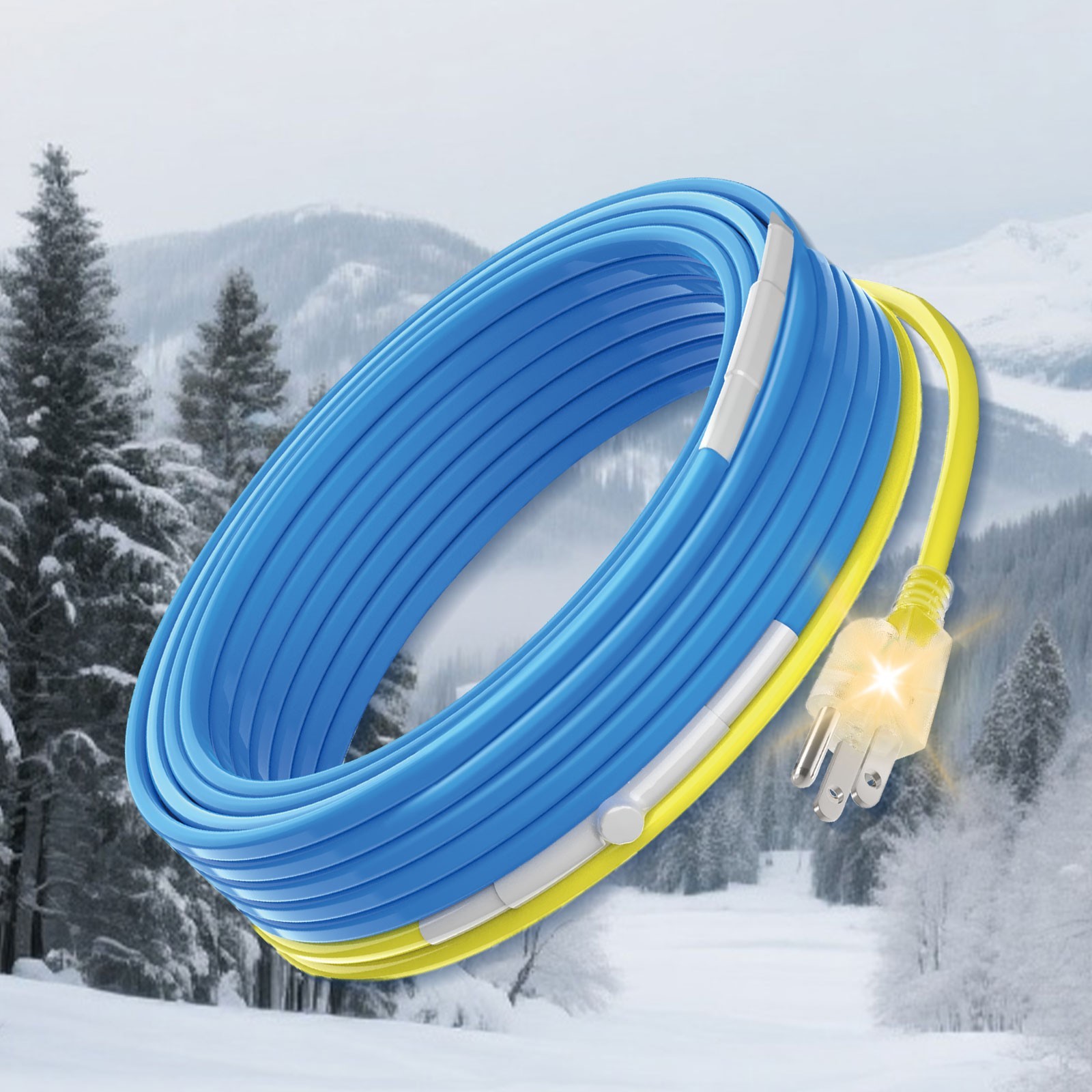 YeloDeer Heating Cable for Water Pipes –Plumbing Frost Guard