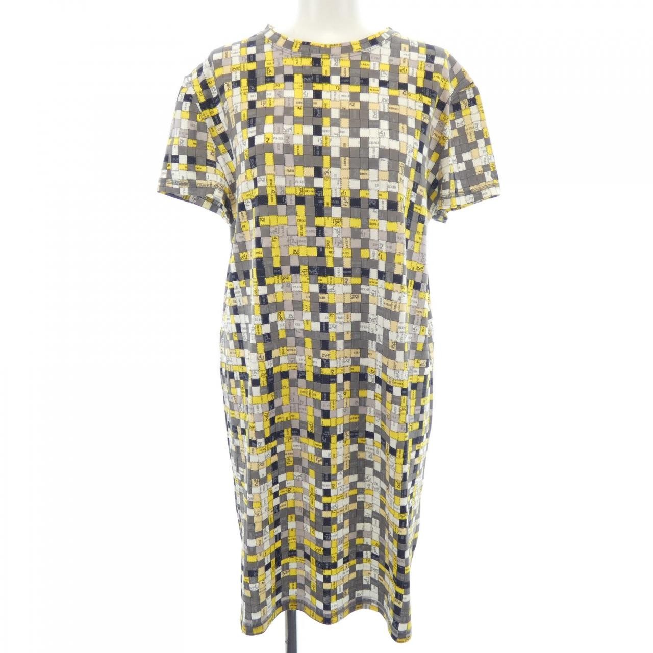 Authentic Hermes HERMES cut dress #241-003-900-7716