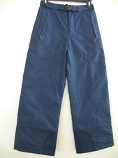 Youth Kids COLUMBIA Snow Ski Pants Size 10/12 Navy Waterproof Insulated Gaiters