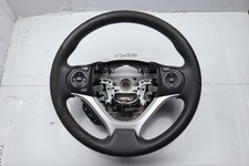 Good Condition 2012-2015 Honda Civic Steering Wheel Black Rubber W Cruise