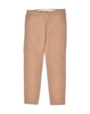 DONDUP Womens Tapered Casual Trousers W29 L28 Brown Cotton WZ06